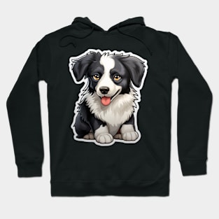 Cute Border Collie Dogs Funny Border Collie Hoodie